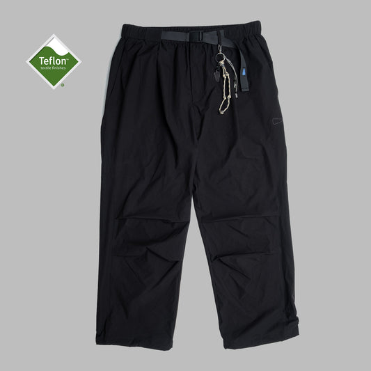 Pleated Field Pants / Teflon™ Polyester - Black