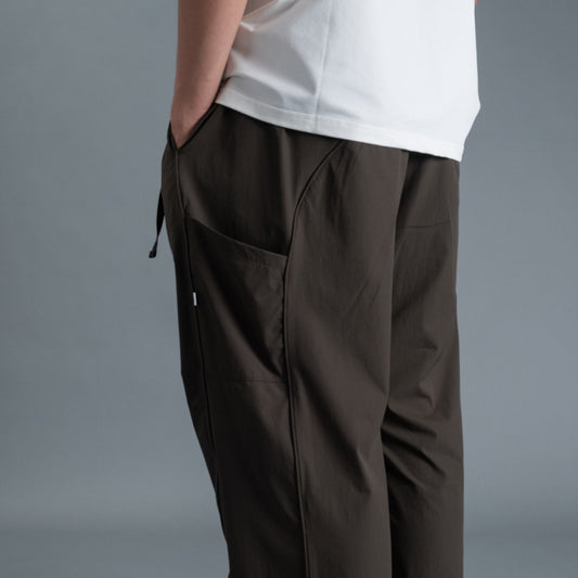 Panel Pants / Nylon - Green