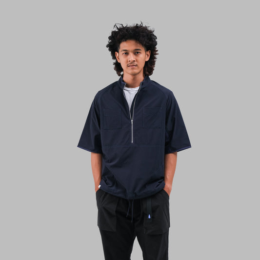 Pullover Halfzip / Sorona® Agile - Navy